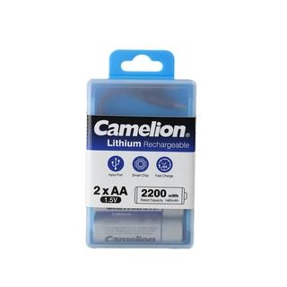 Аккумулятор CAMELION Lithium UB-AA2200-PBH2 2шт (перезаряжаемые от USB) UB-AA2200-PBH2