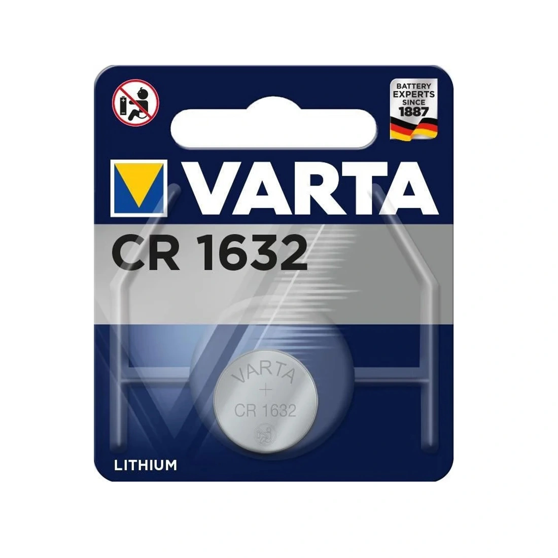 Батарейка VARTA Lithium CR1632 3V 1 шт. в блистере 