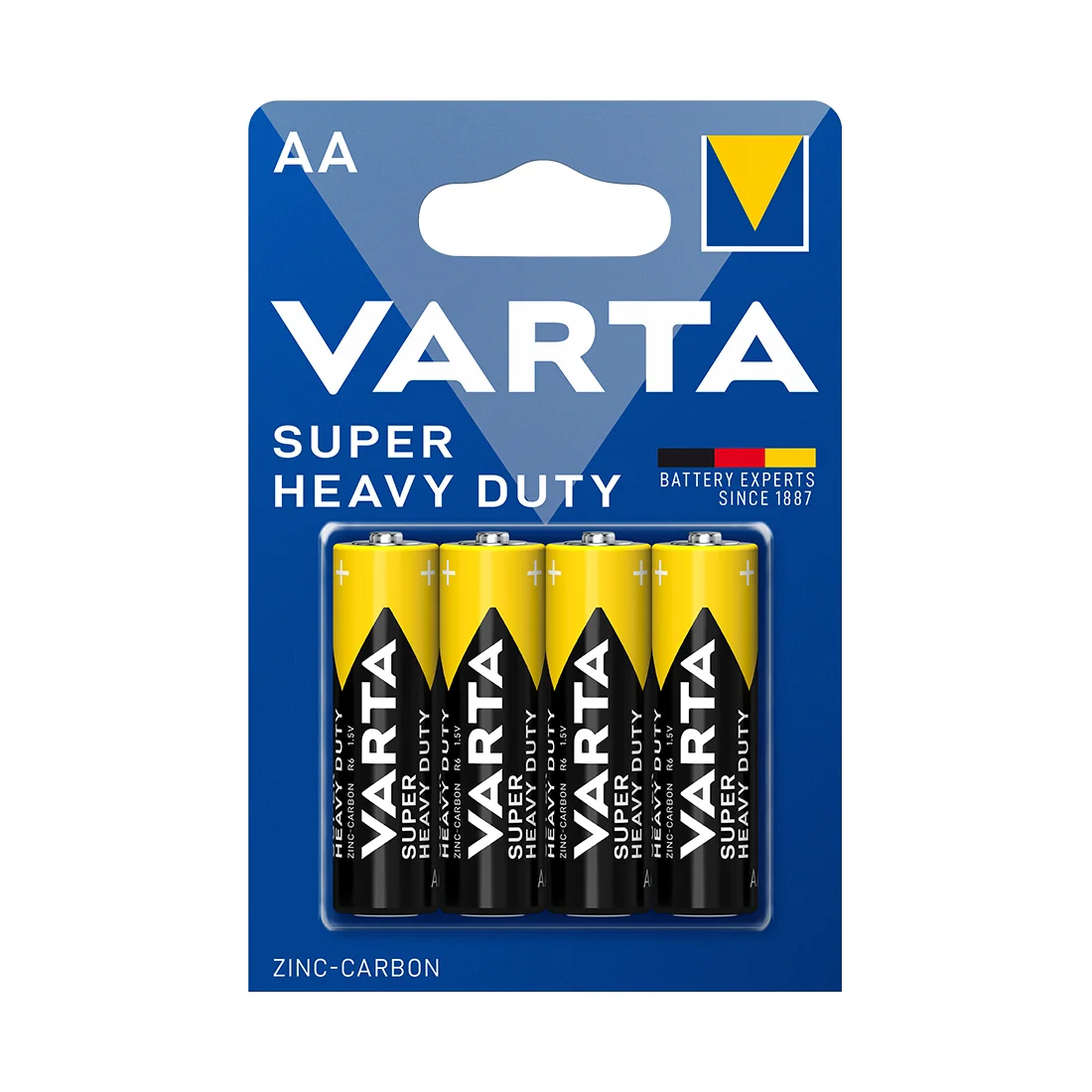 Батарейка VARTA Superlife Mignon 1.5V - R6P/AA 4 шт в блистере R6P/АА Superlife 4