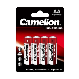 Батарейка CAMELION Plus Alkaline LR6-BP4 4 шт. в блистере LR6-BP4