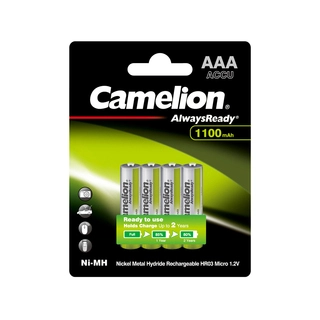 Аккумулятор CAMELION AlwaysReady Ni-MH Rechargeable NH-AAA1100ARBP4 4 шт. в блистере NH-AAA1100ARBP4