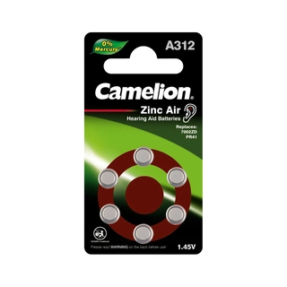 Батарейка CAMELION Zinc Air A312-BP6(0%Hg) 6 шт. в блистере A312-BP6(0%Hg)