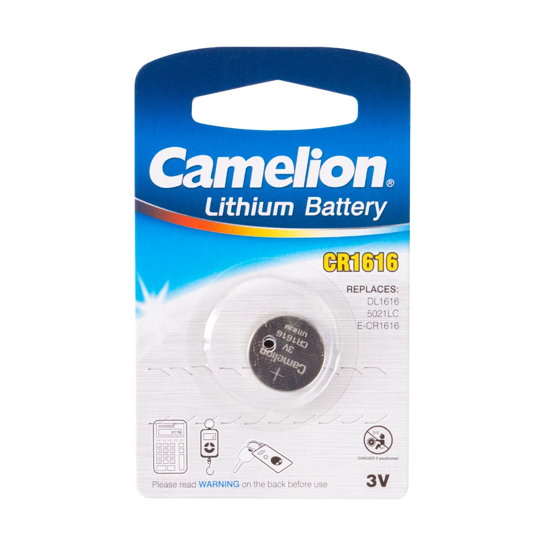 Батарейка CAMELION Lithium CR1616-BP1 CR1616-BP1