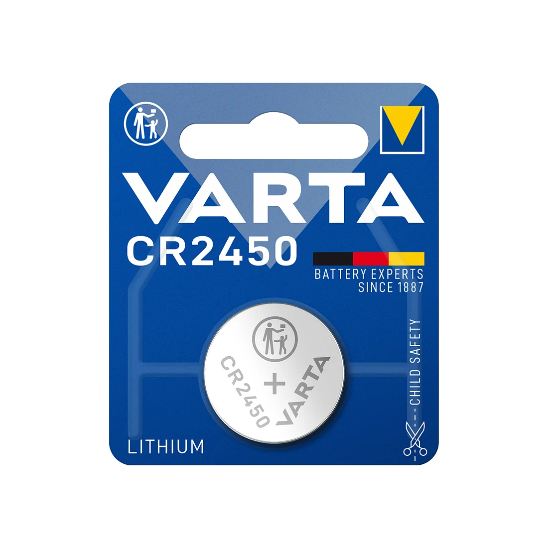 Батарейка VARTA Professional Electronics CR2450 3V 1 шт в блистере CR2450 - фото 3