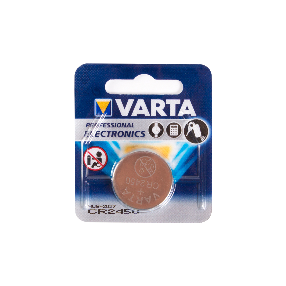Батарейка VARTA Professional Electronics CR2450 3V 1 шт в блистере 