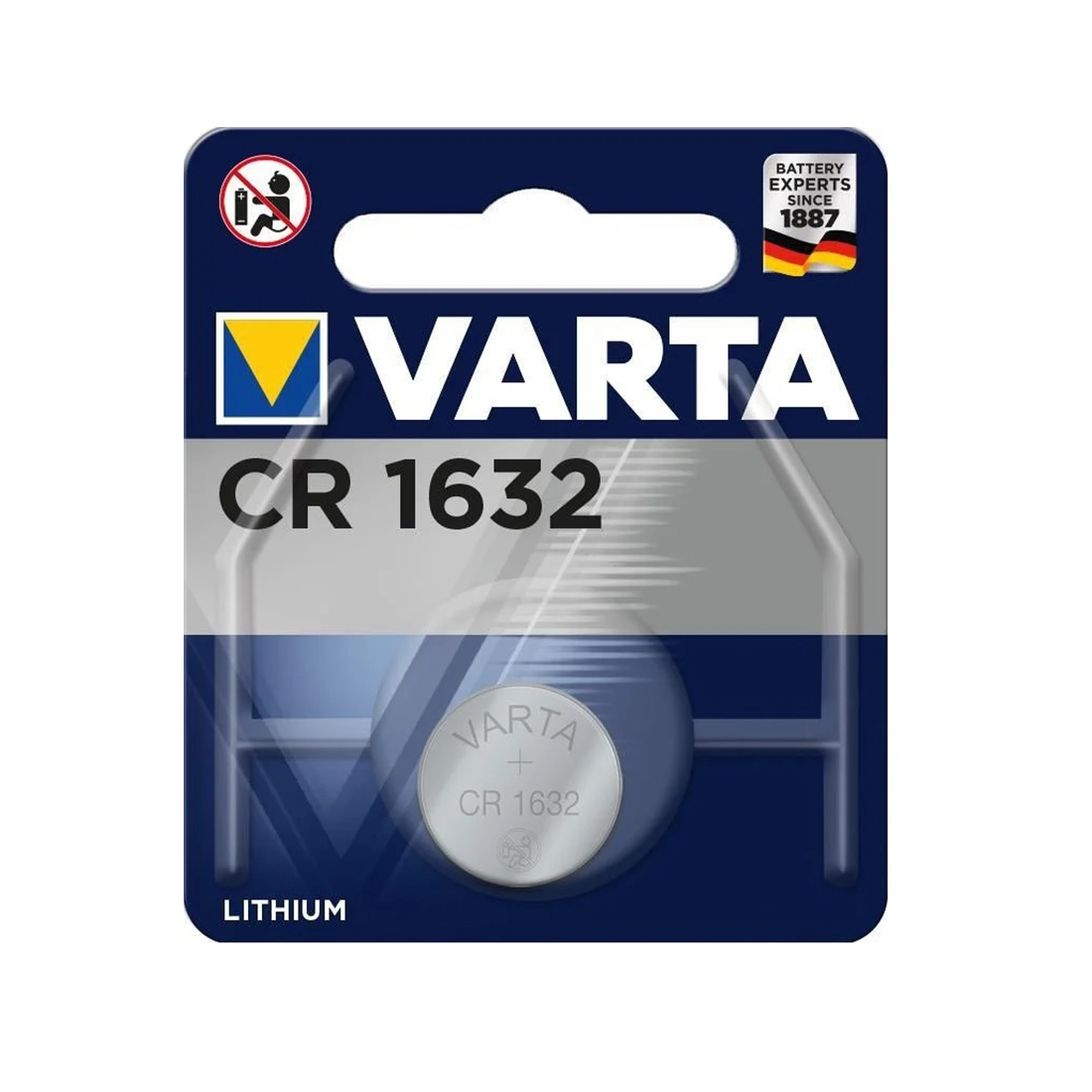 Батарейка VARTA Lithium CR1632 3V 1 шт. в блистере 