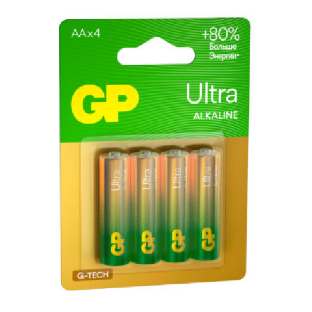 Батарейка GP Ultra 15AUA21-2CRSBC4 4 шт - фото 2