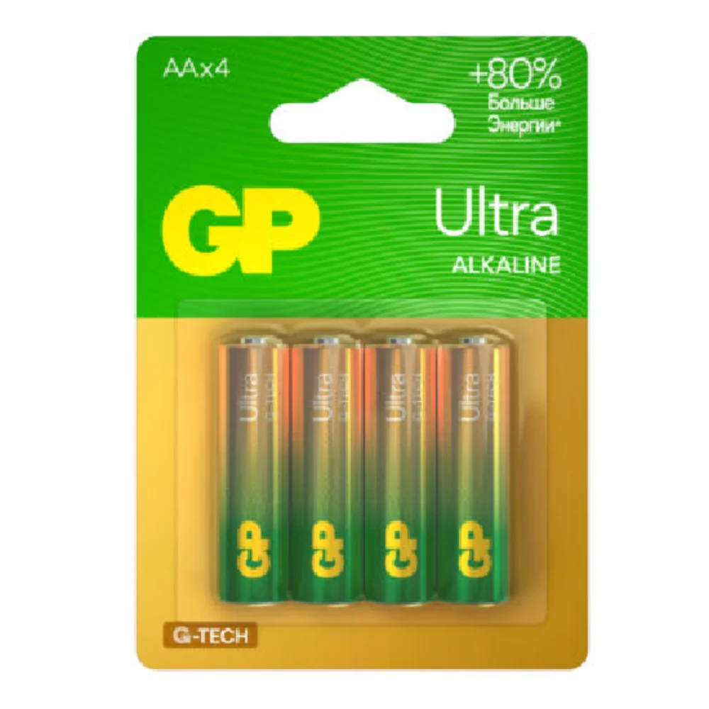 Батарейка GP Ultra 15AUA21-2CRSBC4 4 шт