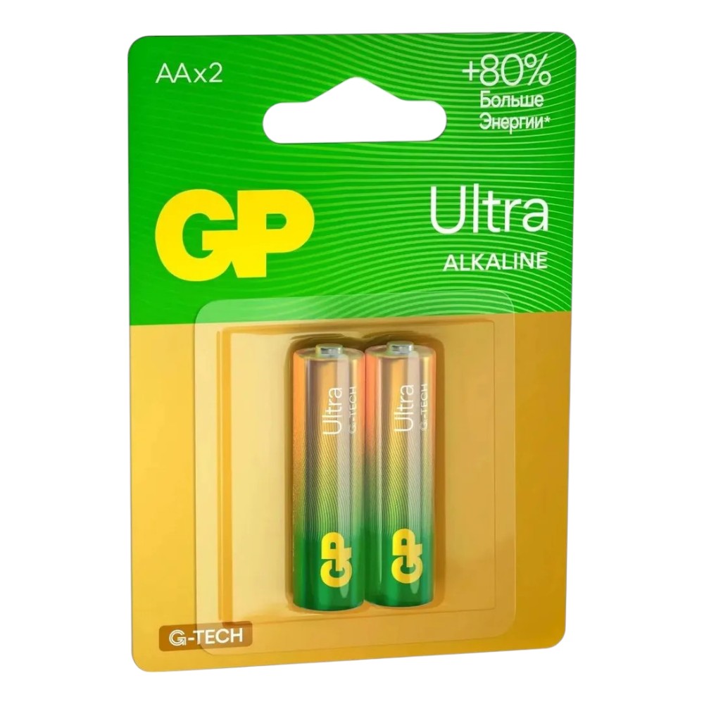 Батарейка GP Ultra 15AUA21-2CRSBC2 2шт - фото 2