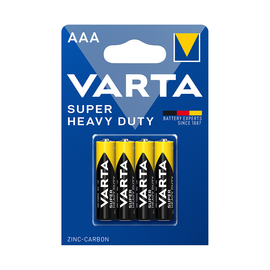 Батарейка VARTA Superlife (Super Heavy Duty) Micro 1.5V - R03P/AAA 4 шт. в блистере R03P Superlife