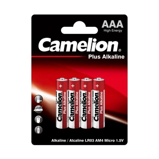 Батарейка CAMELION Plus Alkaline LR03-BP4 4 шт. в блистере LR03-BP4