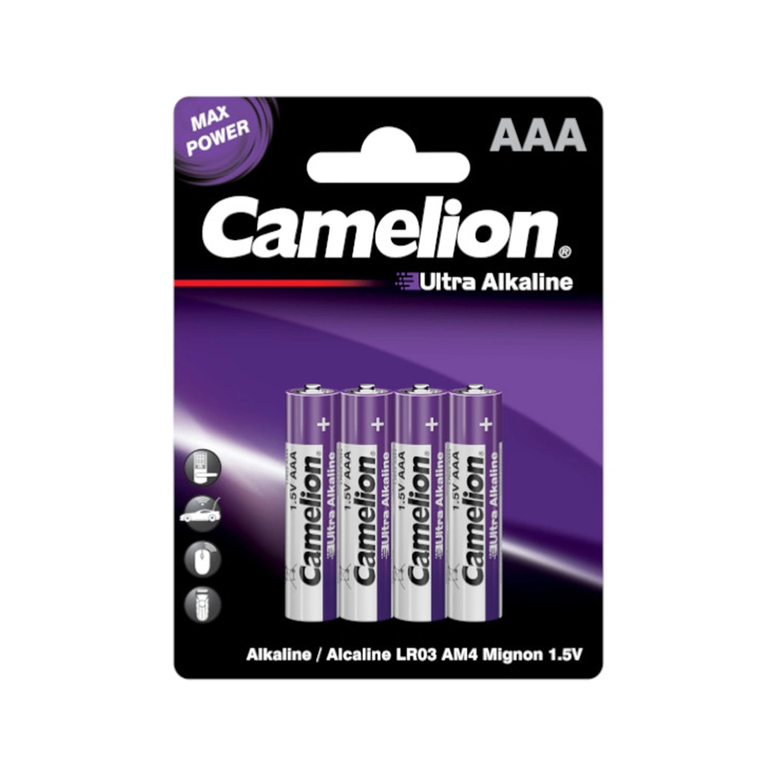 Батарейка CAMELION Ultra Alkaline LR03-BP4UT 4 шт. в блистере LR03-BP4UT