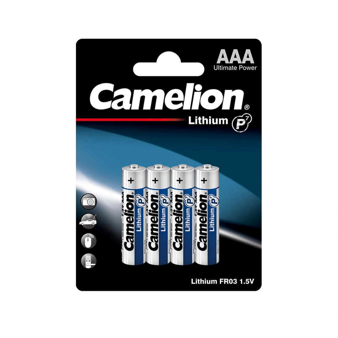 Батарейка CAMELION Lithium P7 FR03-BP4 4 шт. в блистере FR03-BP4