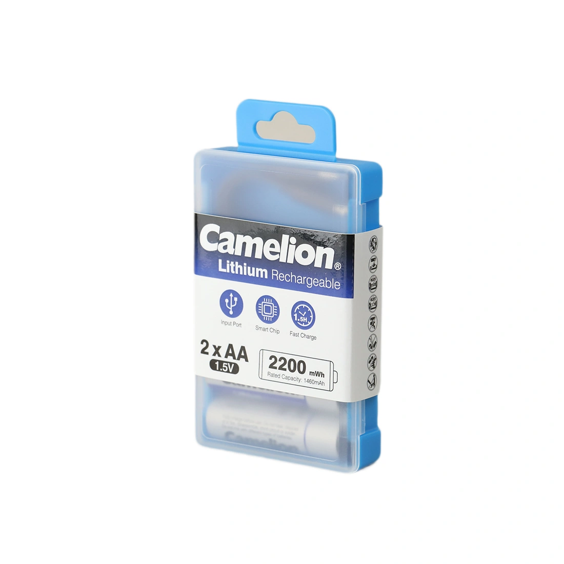 Аккумулятор CAMELION Lithium UB-AA2200-PBH2 2шт (перезаряжаемые от USB) UB-AA2200-PBH2