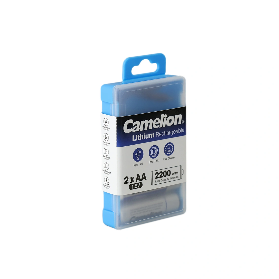 Аккумулятор CAMELION Lithium UB-AA2200-PBH2 2шт (перезаряжаемые от USB) UB-AA2200-PBH2 - фото 6
