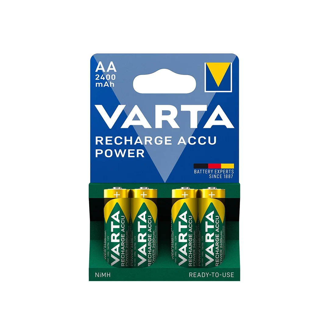 Аккумулятор VARTA R2U Mignon 1.2V - HR6/ AA 2100 мАч (4 шт) R2U HR6 - фото 2