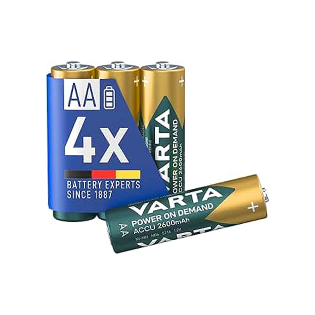 Аккумулятор VARTA R2U Mignon 1.2V - HR6/ AA 2100 мАч (4 шт) R2U HR6