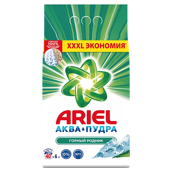 Стиральный порошок Ariel Горный родник 6 кг