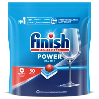 Таблетки для посудомоечной машины Finish Power 50шт