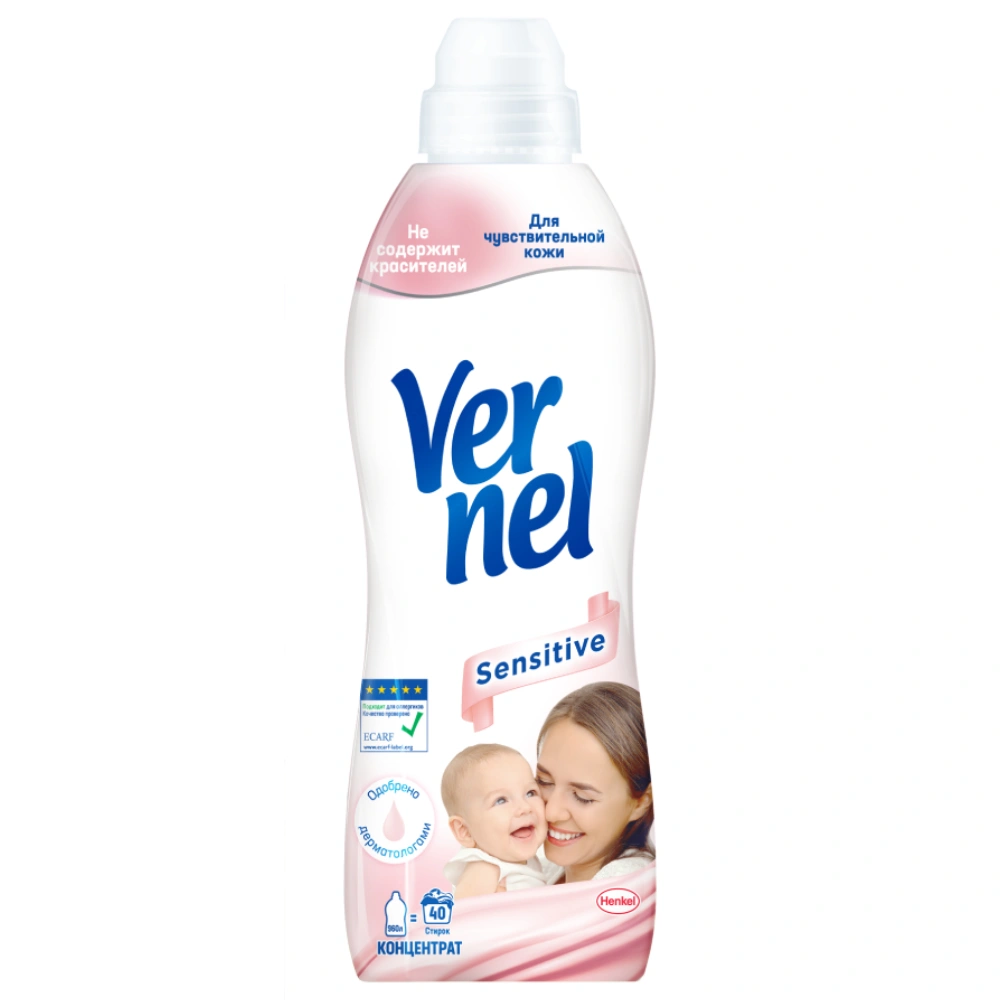 Кондиционер для белья Henkel Vernel Sensitive 960 мл