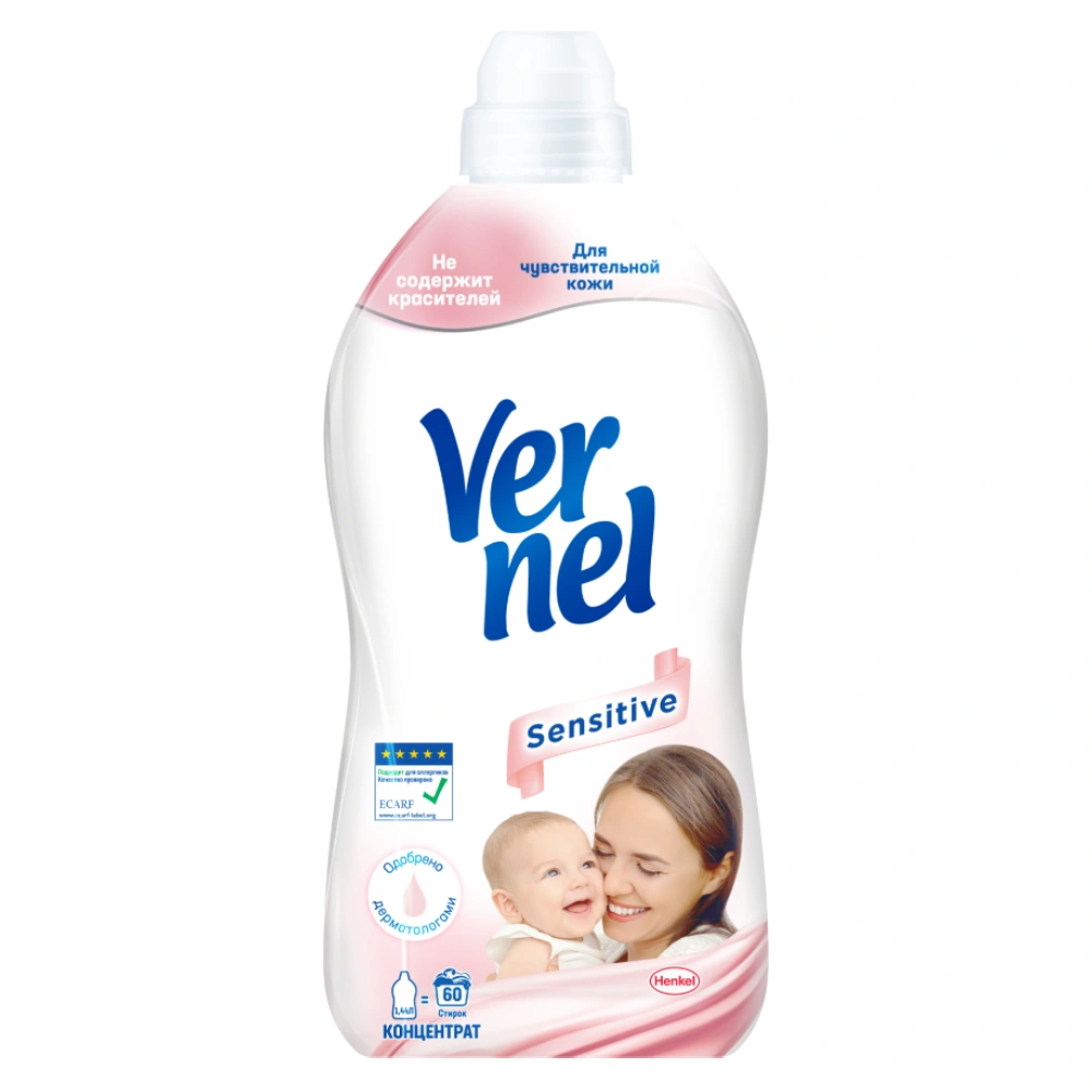 Кондиционер для белья Henkel Vernel Sensitive 1440 мл