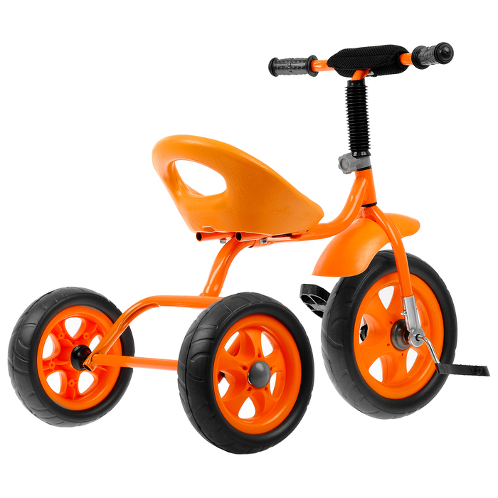 Велосипед трехколесный Лучик Малют 4, колеса EVA  10"/8", цвет оранжевый 