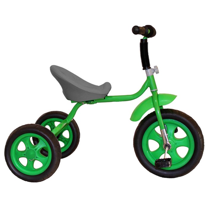 Велосипед трехколесный Лучик Малют 4, колеса EVA  10"/8", цвет зеленый 