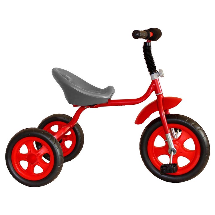 Велосипед трехколесный Лучик Малют 4, колеса EVA  10"/8", цвет красный 