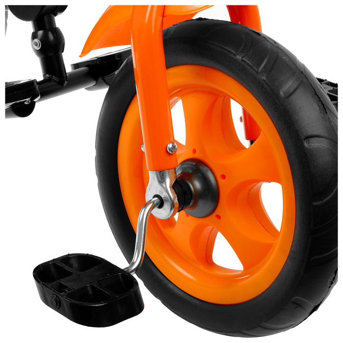Велосипед трёхколёсный «Лучик Vivat 2», колёса EVA 10"/8", цвет оранжевый 