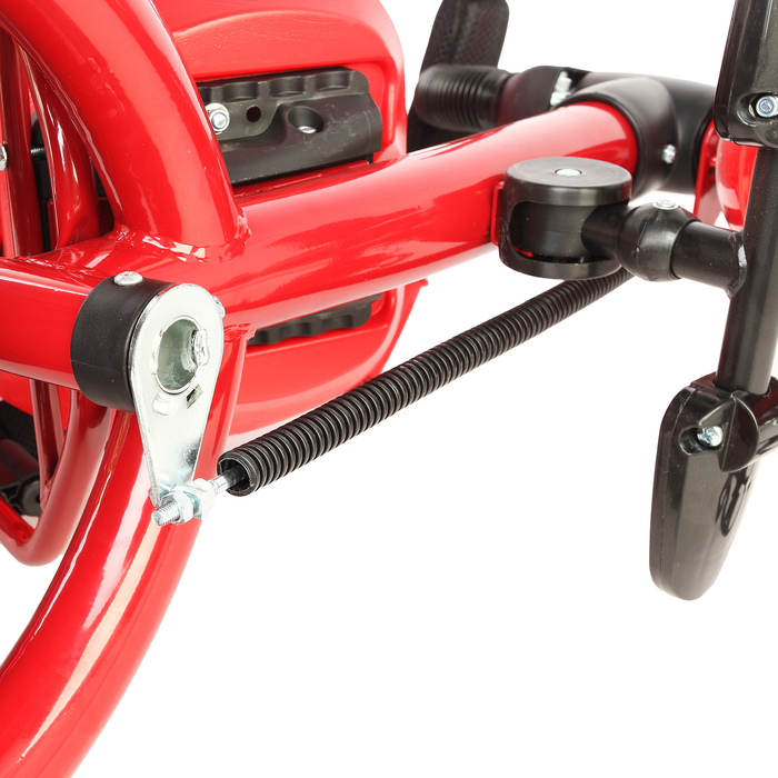 Велосипед трёхколёсный «Лучик Vivat 1», надувные колёса 10"/8", цвет красный 