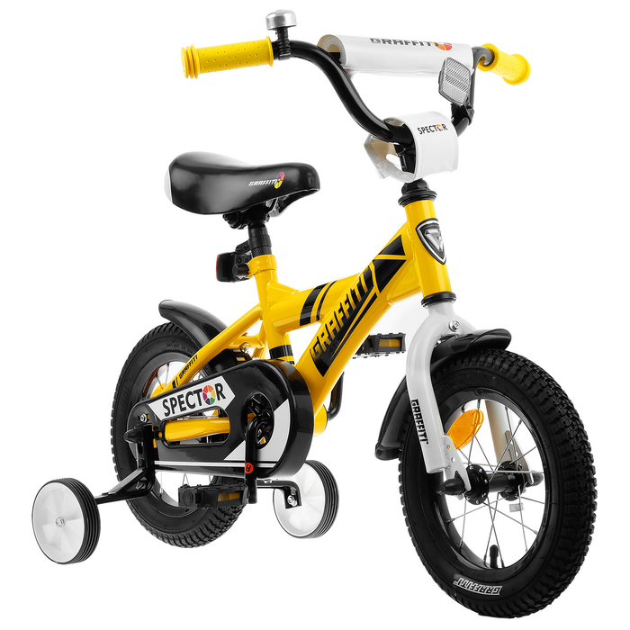 Велосипед 12" Graffiti Spector, цвет жёлтый 