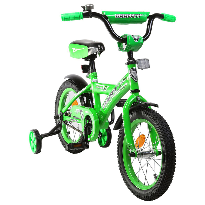 Велосипед 12" Graffiti Storman RUS 2019, цвет зеленый 