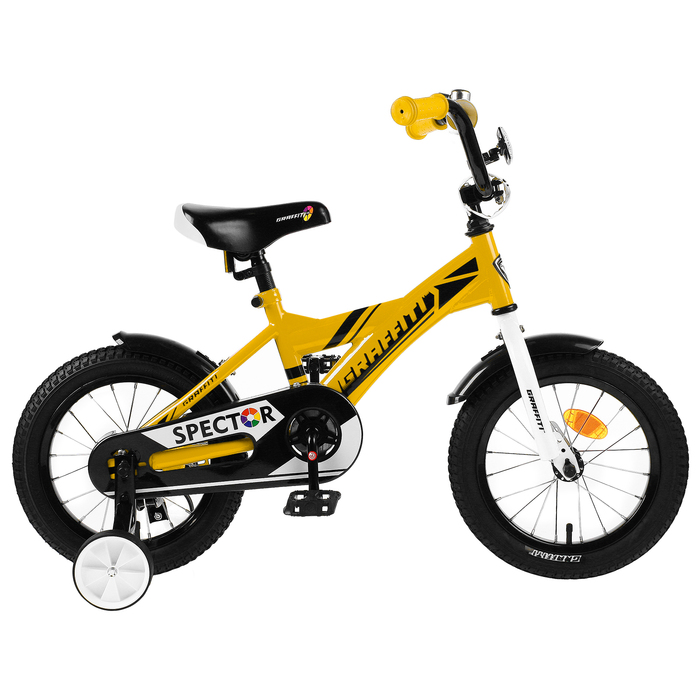 Велосипед 14" Graffiti Spector, цвет жёлтый/чёрный 