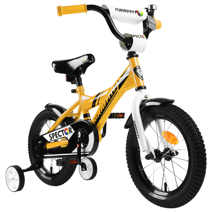 Велосипед 14" Graffiti Spector, цвет жёлтый/чёрный 