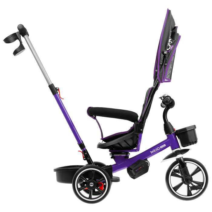 Велосипед трехколесный Micio Veloce, колеса EVA 10"/8", цвет фиолетовый 