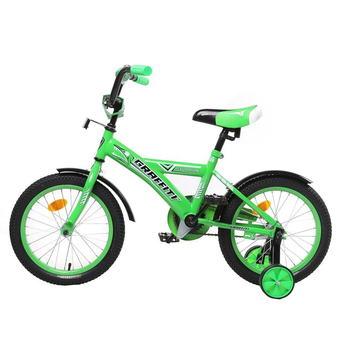 Велосипед 16" Graffiti Storman RUS 2019, цвет зелёный 