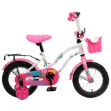 Велосипед 12" Novatrack Tetris, 2020, цвет белый 