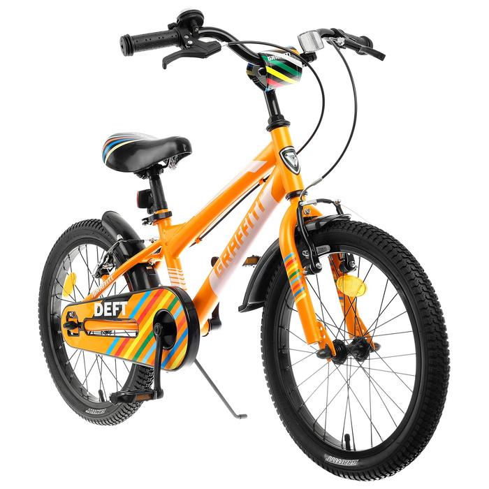 Велосипед 18" Graffiti Deft, цвет оранжевый 