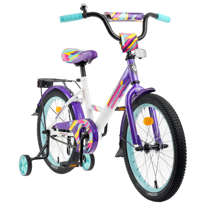 Велосипед 18" Graffiti Classic RUS, 2019, цвет белый/фиолетовый 