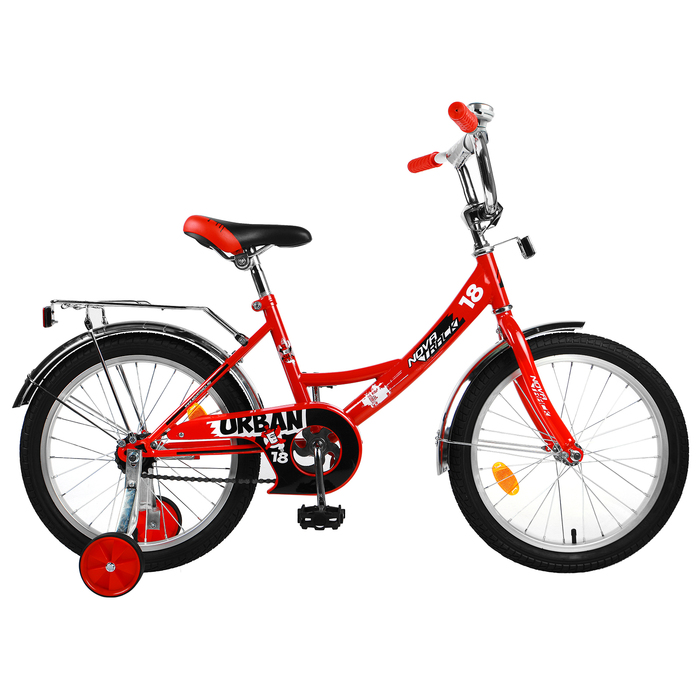 Велосипед 18" Novatrack Urban, 2019, цвет красный 