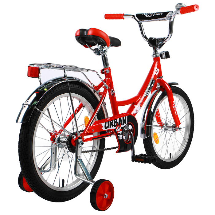 Велосипед 18" Novatrack Urban, 2019, цвет красный 