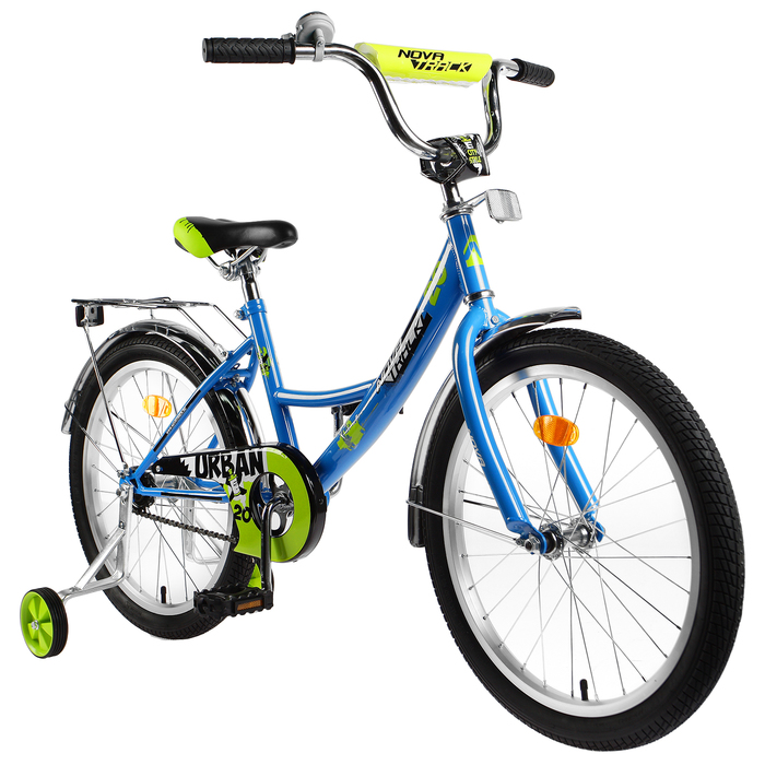 Велосипед 20" Novatrack Urban, 2019, цвет синий 