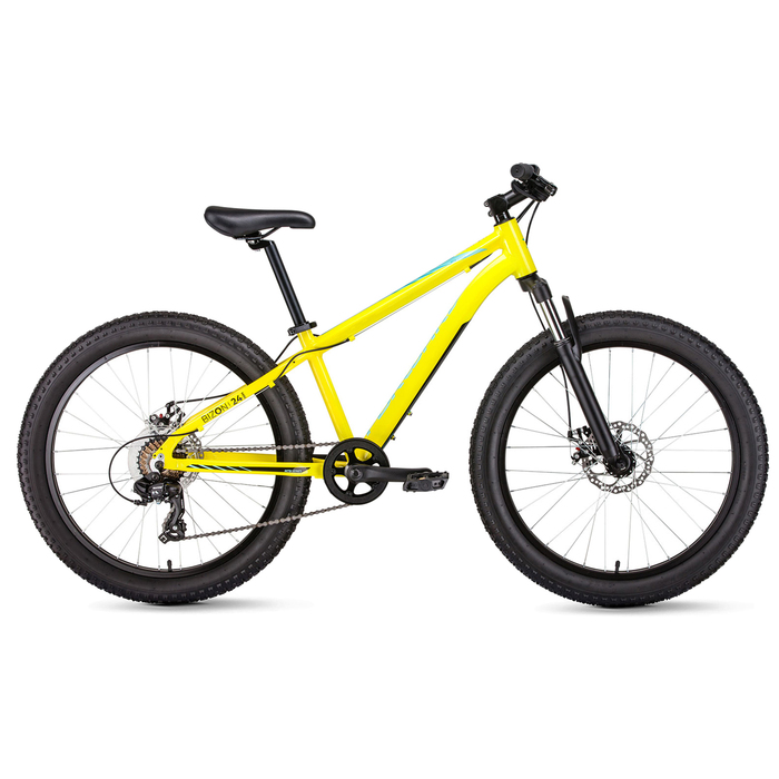 Велосипед 24" Forward BIZON MINI 24, 2019, цвет жёлтый, размер 13" 