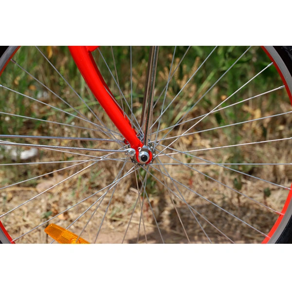 Phoenix қалалық велосипеді EN-Lady қызыл + себет KZLBSF18R26S7SHVBM - фото 26