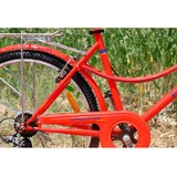 Phoenix қалалық велосипеді EN-Lady қызыл + себет KZLBSF18R26S7SHVBM - фото 25