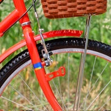 Phoenix қалалық велосипеді EN-Lady қызыл + себет KZLBSF18R26S7SHVBM - фото 18