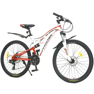Велосипед горный Phoenix TP-2607-13A красный/белый