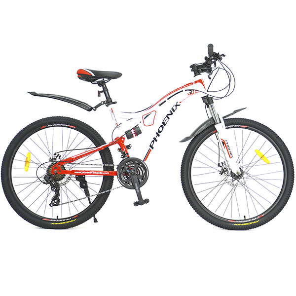 Велосипед горный Phoenix TP-2607-13A красный/белый