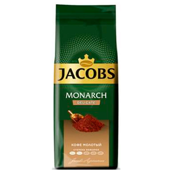 Кофе молотый Jacobs Monarch Delicate 230 гр