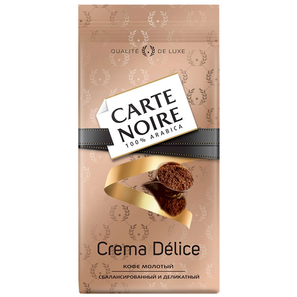 Carte noire ұнтақталған Кофе Crema Delice 230 гр